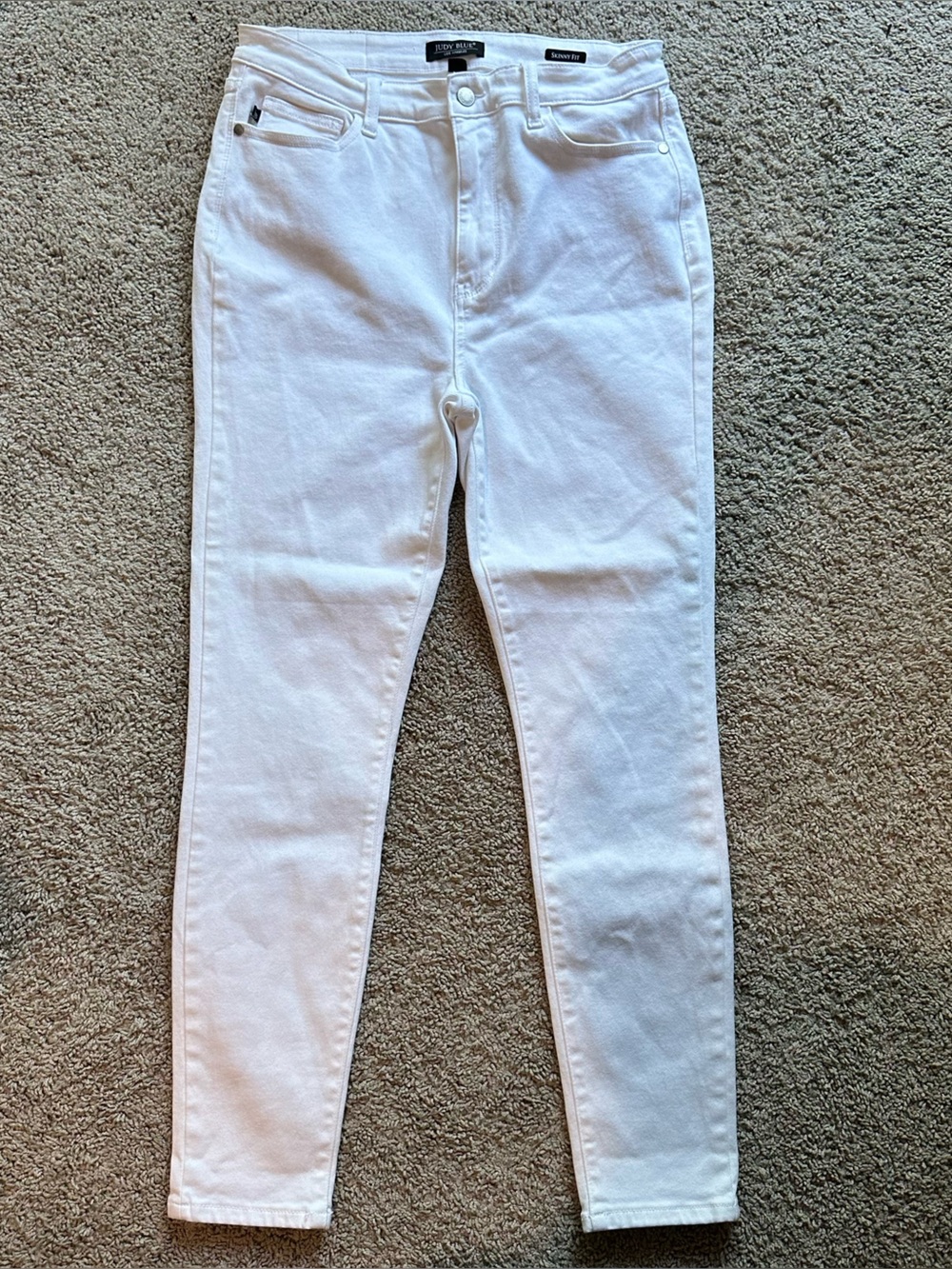 Judy Blue White Skinny Jeans
